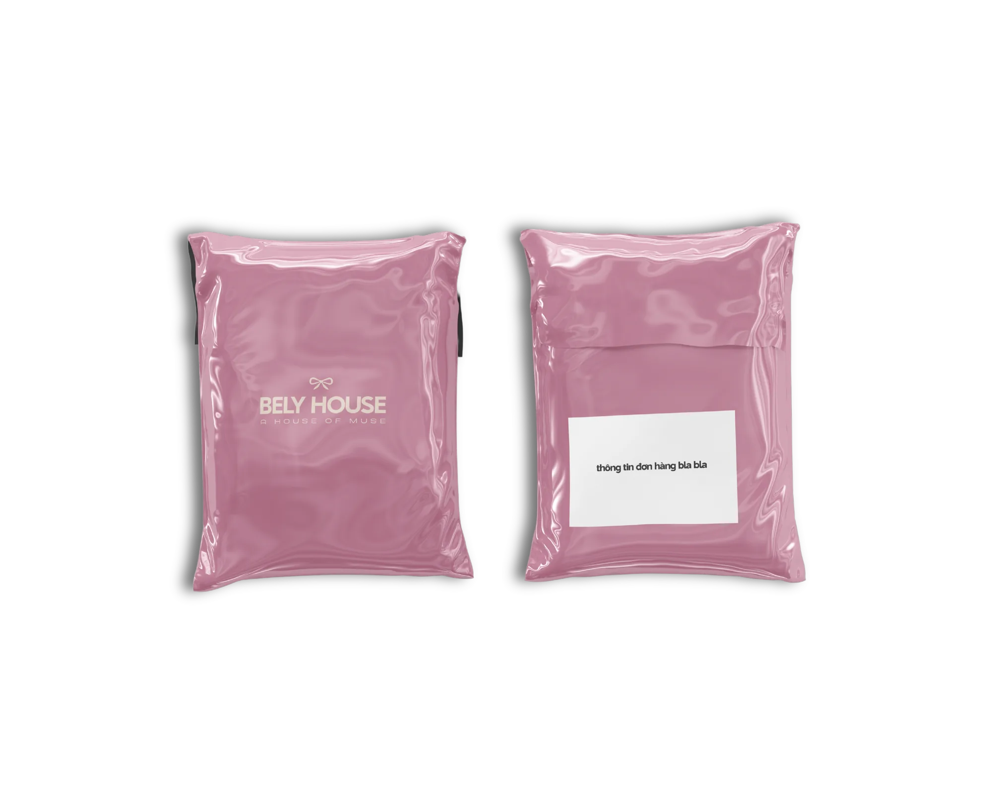 BELY HOUSE shipping bag mockup · 03
