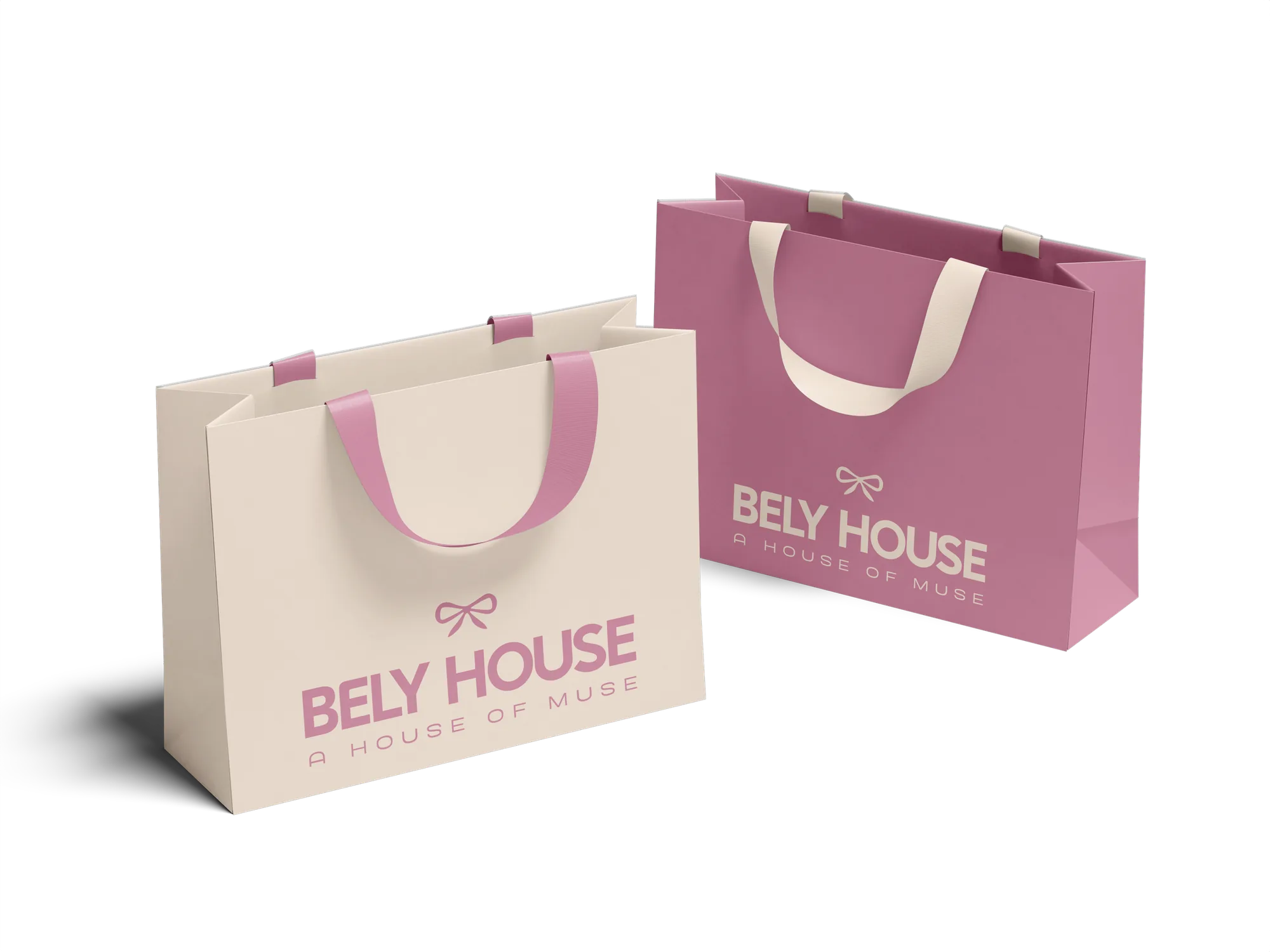 BELY HOUSE shopping bag mockup · 02