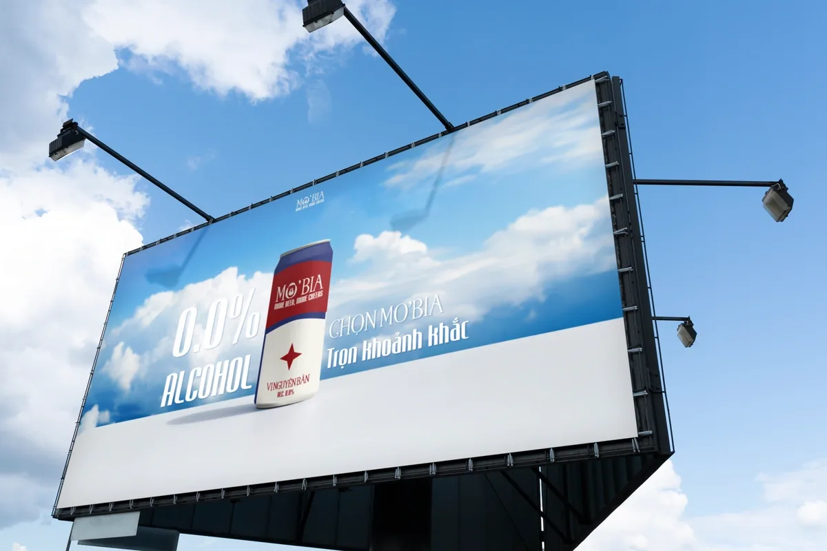 MO’BIA billboard mockup.