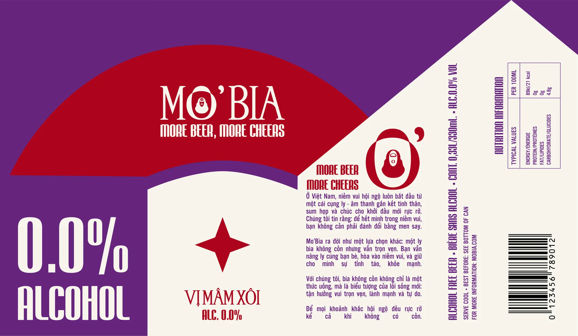 MO’BIA: six packaging labels · 04