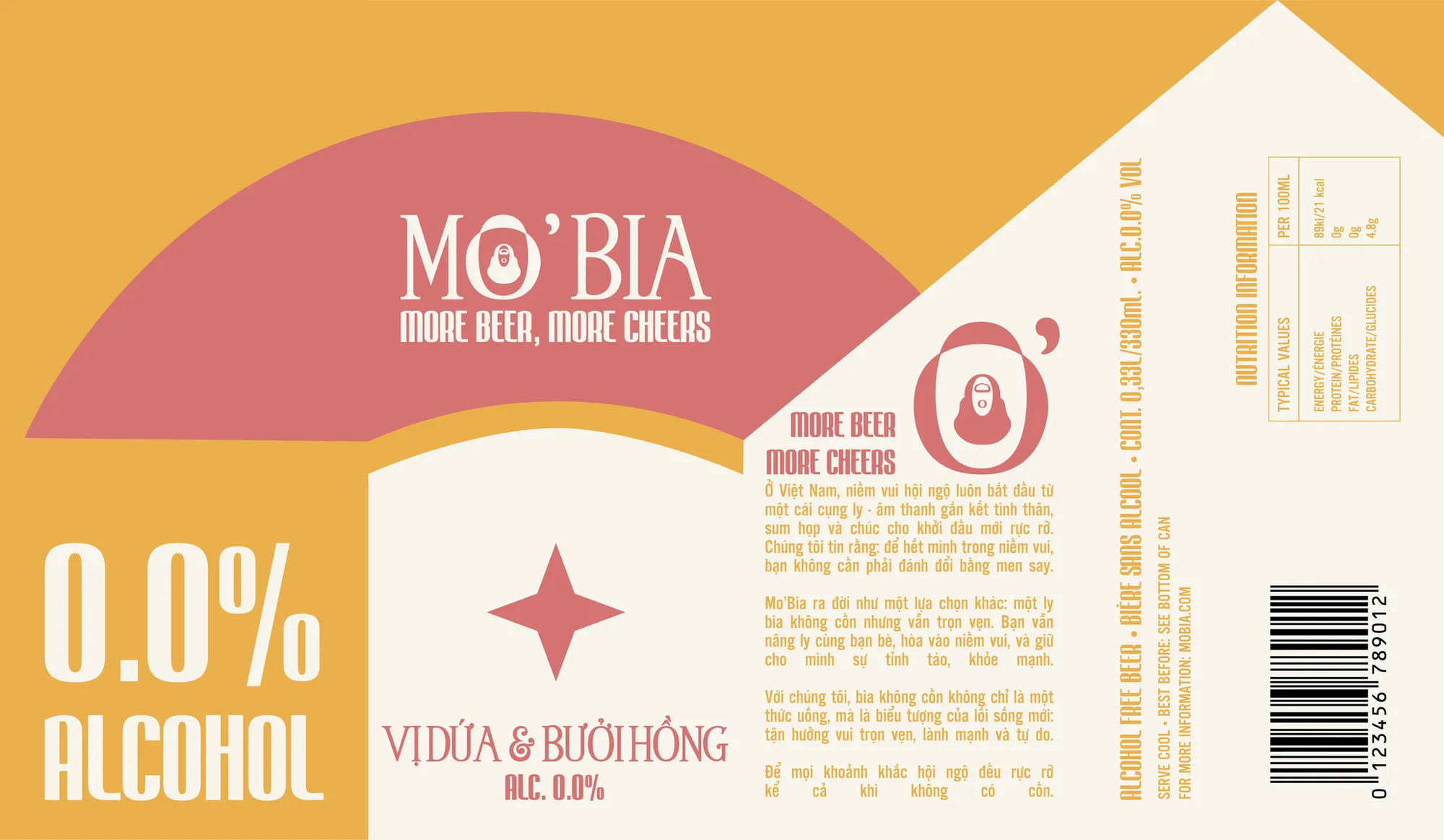 MO’BIA: six packaging labels · 02