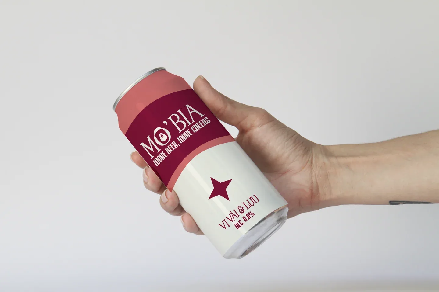 MO’BIA non-alcoholic beer brand concept
